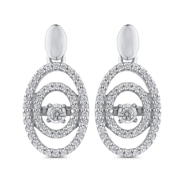 Rope Chain Necklace 10K White Gold Adjustable 20"